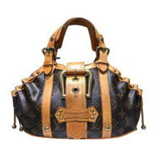 Louis Vuitton Theda Brown Monogram Canvas Handbag